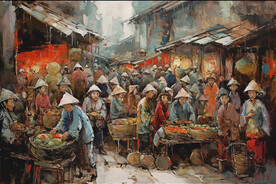 国画农贸市场