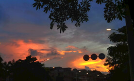 晚霞天空