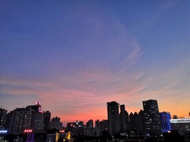 晚霞