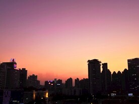 晚霞天空