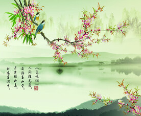 国画墙画
