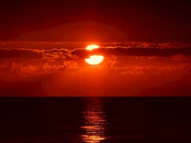 夕阳天空