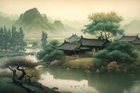 国画早春