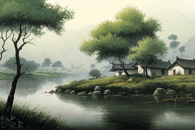 国画早春