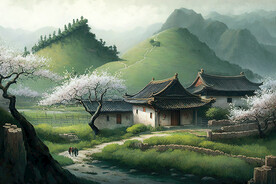 国画早春