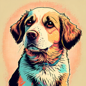 狗插画
