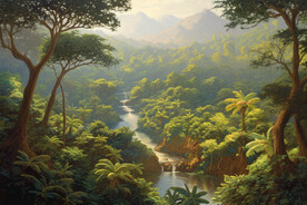 油画丛林