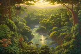 油画丛林
