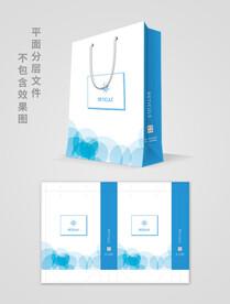 蓝色手提袋