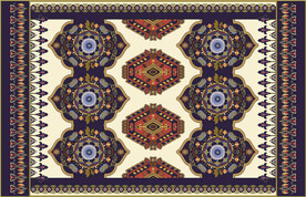 复古民族风地毯花纹