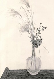 简约中式花草