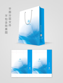 蓝色手提袋