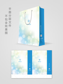 蓝色手提袋