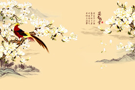 国风古画背景素材