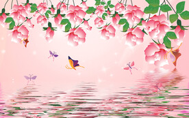 鲜花背景素材