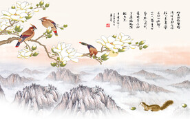 国风水墨画