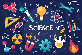 卡通科学图标
