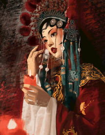 京剧人物插画