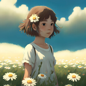 小姑娘插画