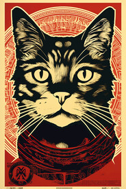 猫咪招贴画