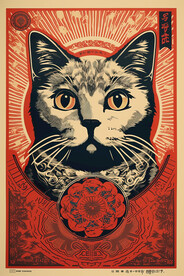 猫咪招贴画