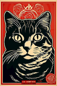 猫咪招贴画