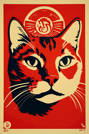 猫咪招贴画