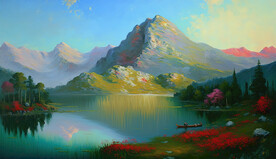 风景油画