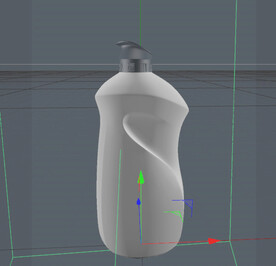 C4D模型洗衣液瓶子