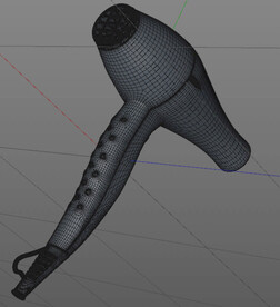 C4D模型吹风机