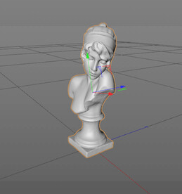 C4D模型 雕塑 