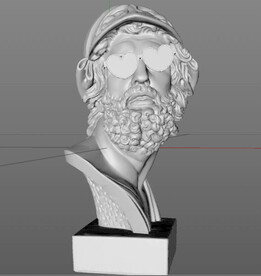  C4D模型雕塑