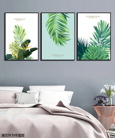 小清新绿植装饰画