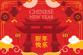 中国新年背景