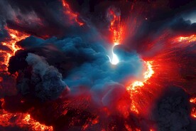 火焰爆炸聚变背景