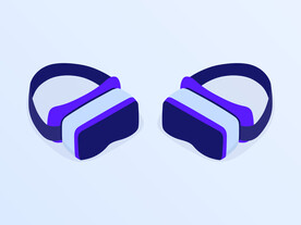 VR眼镜插画