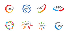 360角度图标