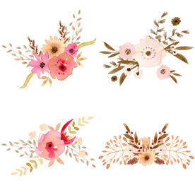 手绘花卉 