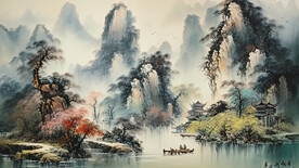 山水画