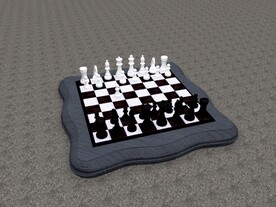 C4D模型国际象棋