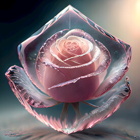 粉色玫瑰花