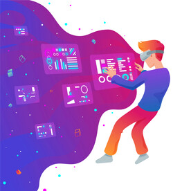 VR人物插画