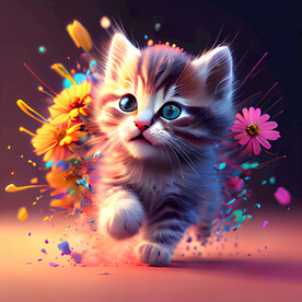 小猫动漫风
