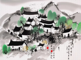 山村早春