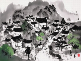 山村早春
