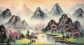 早春山水