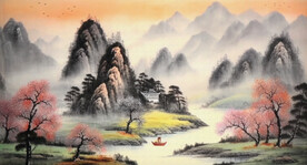 早春山水