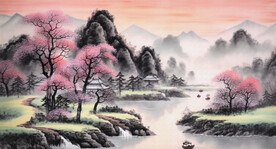早春山水