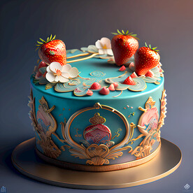 生日蛋糕草莓