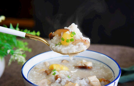 香菇鸡肉粥